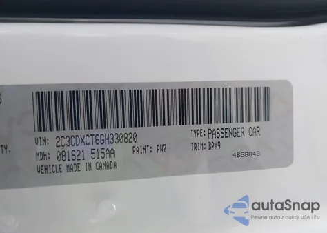 2016 Dodge Charger R/T from USA, damaged, VIN 2C3CDXCT6GH330820